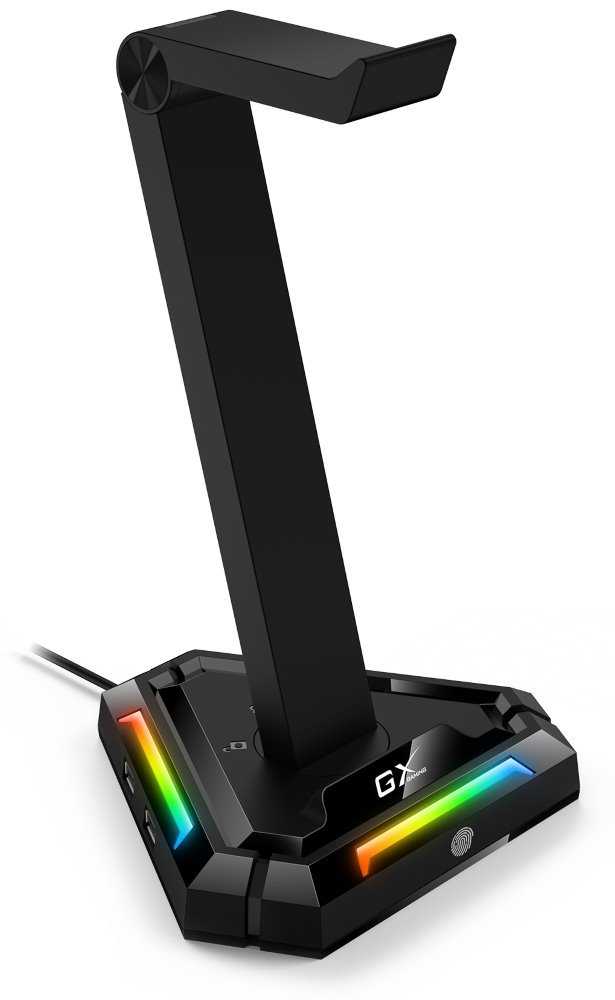 GENIUS GX-UH100/ stojan na headset/ RGB/ USB hub (2x USB, 2x USB-C)