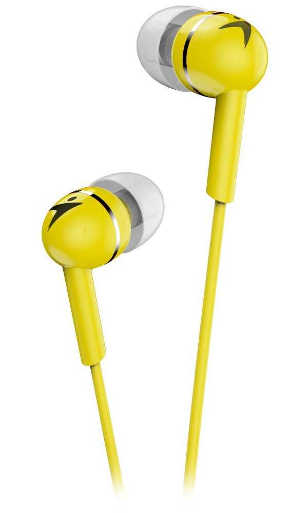 GENIUS headset HS-M300/ žlutý/ 4pin 3,5 mm jack