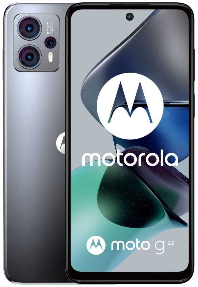 Motorola Moto G23 - Matte Charcoal   6,5" / Dual SIM/ 8GB/ 128GB/ LTE/ Android 13