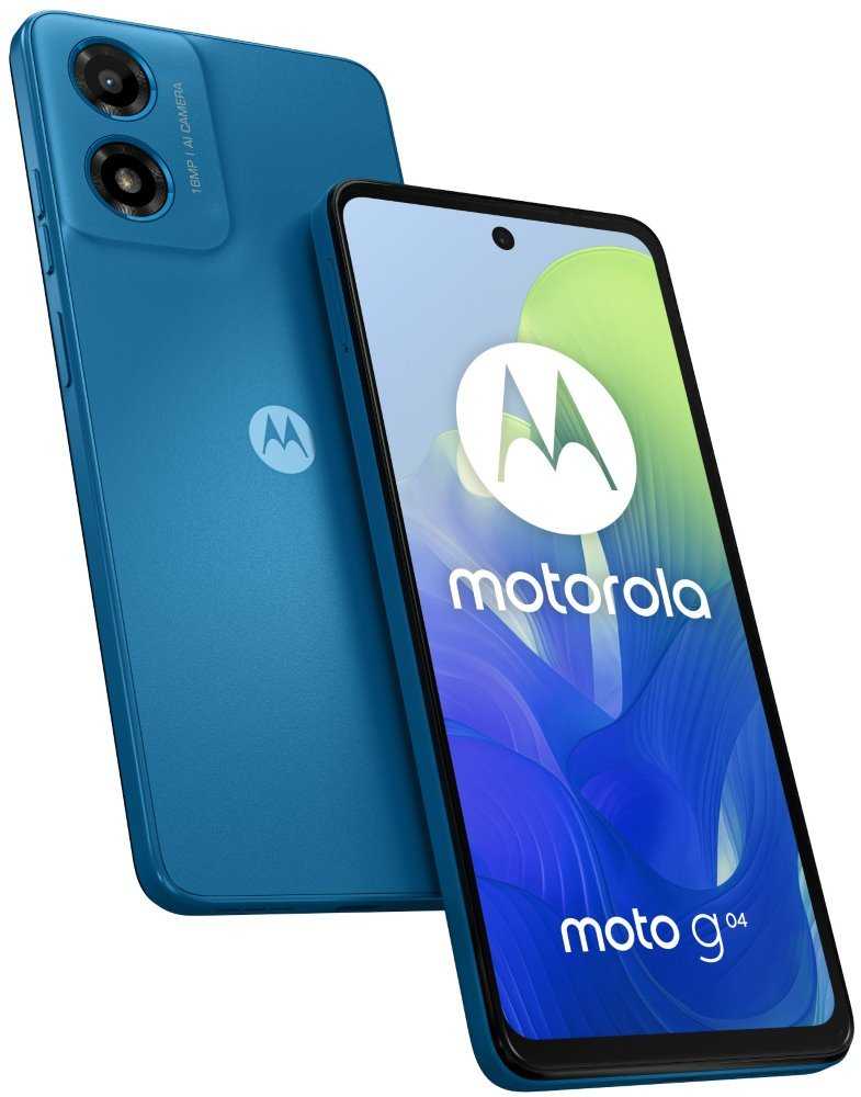 Motorola Moto G04 - Satin Blue 6,56" / dual SIM/ 4GB/ 64GB/ LTE/ Android 14