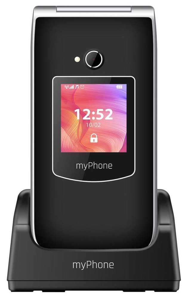 myPhone Rumba 2 černý s nabíjecím stojánkem   2,4"/ single SIM