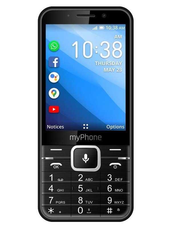 myPhone Up Smart LTE černý   3,2"/ dual SIM/ KaiOS