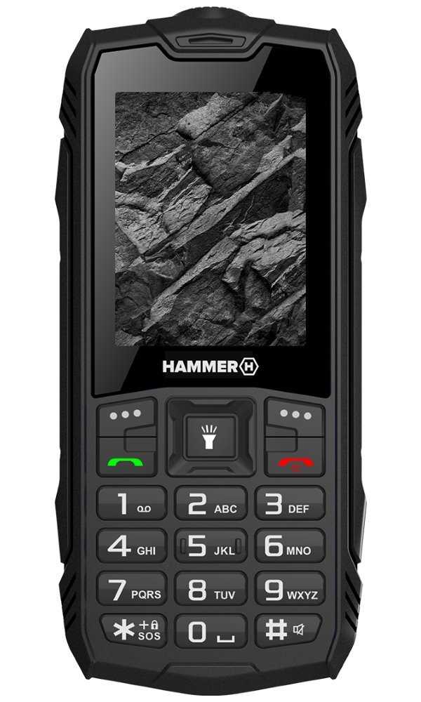 myPhone Hammer Rock - černý   2,4"/ 32MB/ až do 32 GB microSD/ Dual SIM/ IP68