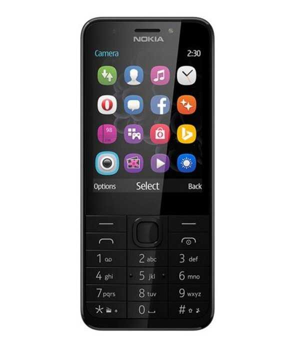 Nokia 230   2,8"/16MB RAM/2Mpx/černá