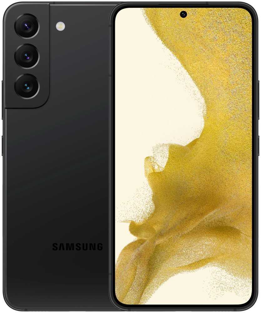 Samsung Galaxy S22 - black   6,1" AMOLED/ dual SIM + podpora eSIM/ 128GB/ 8GB RAM/ 5G/ Android 12