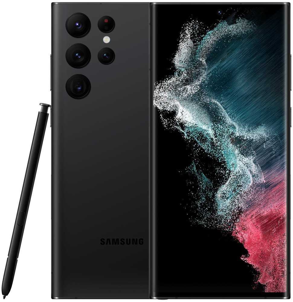 Samsung Galaxy S22 Ultra - black   6,8" AMOLED/ dual SIM + podpora eSIM/ 128GB/ 8GB RAM/ 5G/ Android 12
