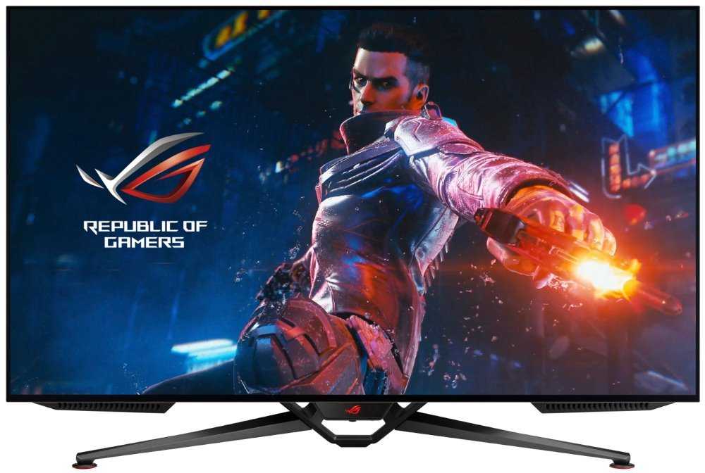 ASUS 42" WLED PG42UQ/ 3840x2160/ OLED/ 16:9/ 0,1ms/ 450cd/m2/ DP/ HDMI/ USB/ SPDIF/ VESA/ černý