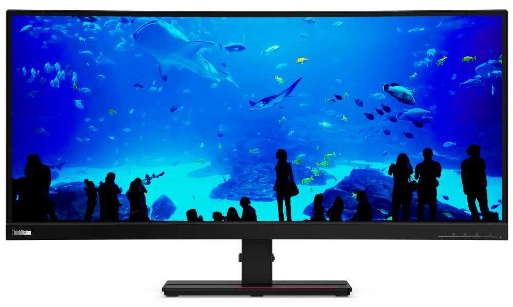 Lenovo T34w-20/ 34" VA/ 21:9/ 3440 x 1440 UW-QHD/ 350cd/m2/ 3000:1 / 4ms/ HDMI/ DP/ USB/ USB-C/ VESA/ černý