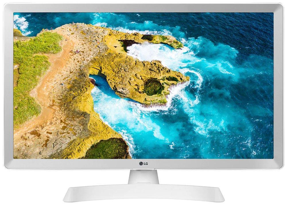 LG TV monitor IPS 24TQ510S / 1366x768 / 16:9 / 1000:1 / 14ms / 250cd / HDMI / CI / USB / repro / webOS/ white
