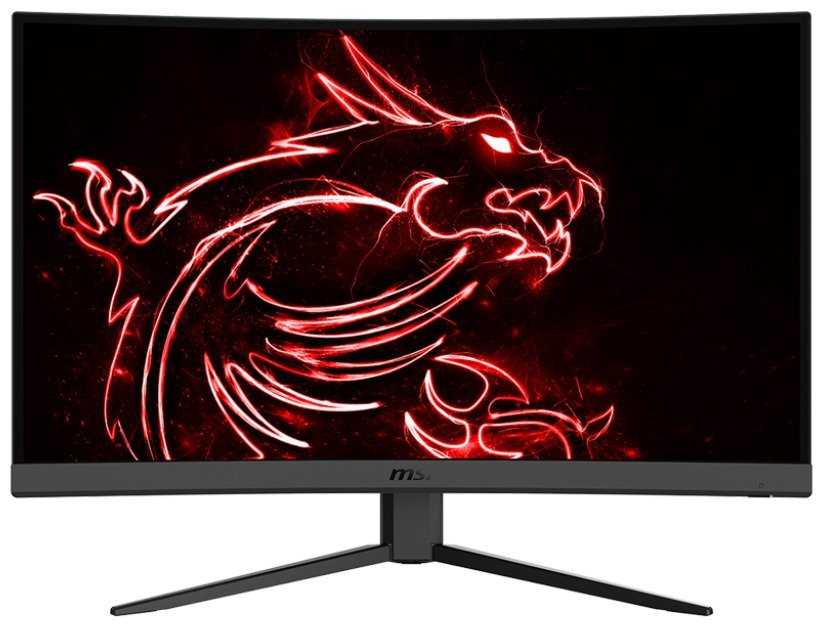 MSI G27C4 E3/ 27"/ zakřivený/ Rapid VA/ 1920x1080/ 1ms/ 180Hz/ 3000:1/ 250cd/m2 / HDMI/ DP/ VESA/ černý