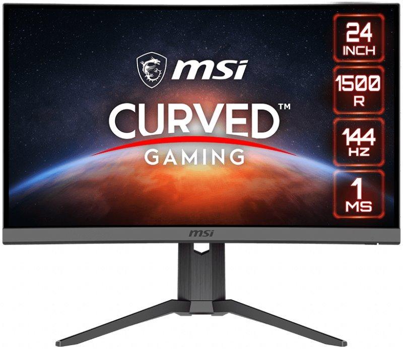 MSI Optix G24C6P / 24" zakřivený / 1920 x 1080 / VA / 144Hz/ 1ms/ 3000:1/ 250cd/m2 / 2xHDMI/ DP