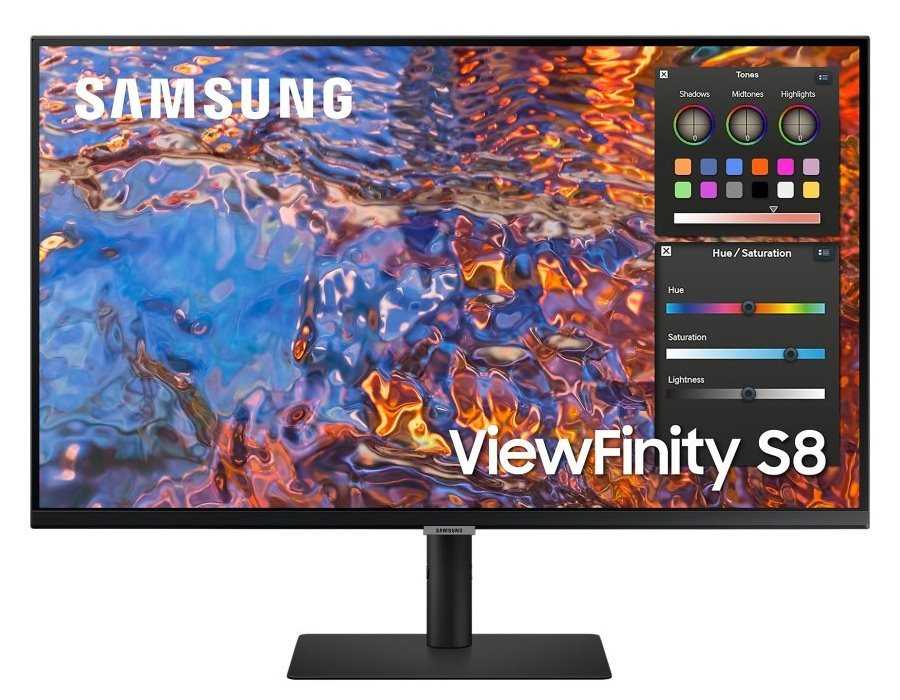 Samsung ViewFinity S80PB/ 32"/ 3840x2160/ IPS/ 5ms/ 350cd/m2/ HDMI/ DP/ USB/ LAN/ VESA/ PIVOT/ černý