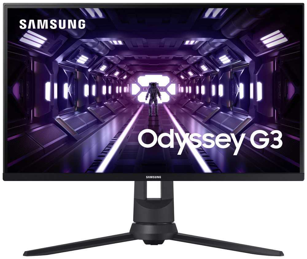 Samsung Odyssey G3/ 24"/ 1920x1080/ VA/ 1ms/ 250 cd/m2/ HDMI/ DP/ VGA/ PIVOT/ černý