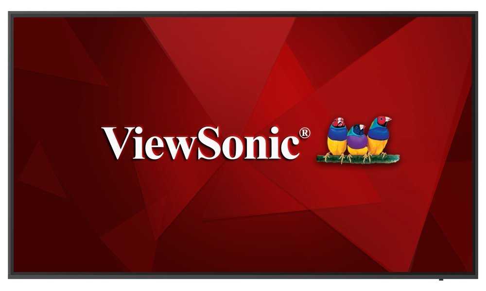 ViewSonic Flat Display CDE6520/ 65"/ 16/7 LCD /3840x2160/ 8ms/ 450cd/ HDMIx 2/VGA/DP/OPS slot/Wifi/BT slot/USB A
