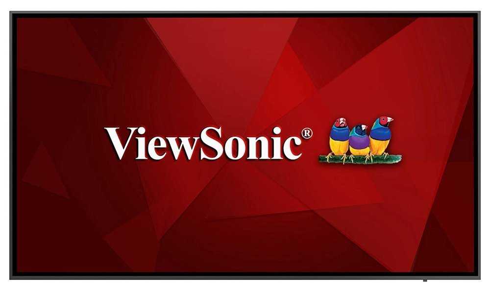 ViewSonic Flat Display CDE7520 W-E/ 75"/ 24/7 LCD /3840x2160/ 8ms/ 450cd/ HDMIx 2 /DP / VGA /USB A x 3 /RJ45 /RS