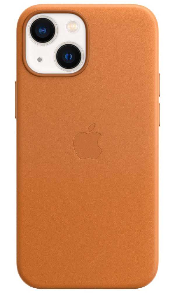 Apple iPhone 13 mini Leather Case with MagSafe - Golden Brown