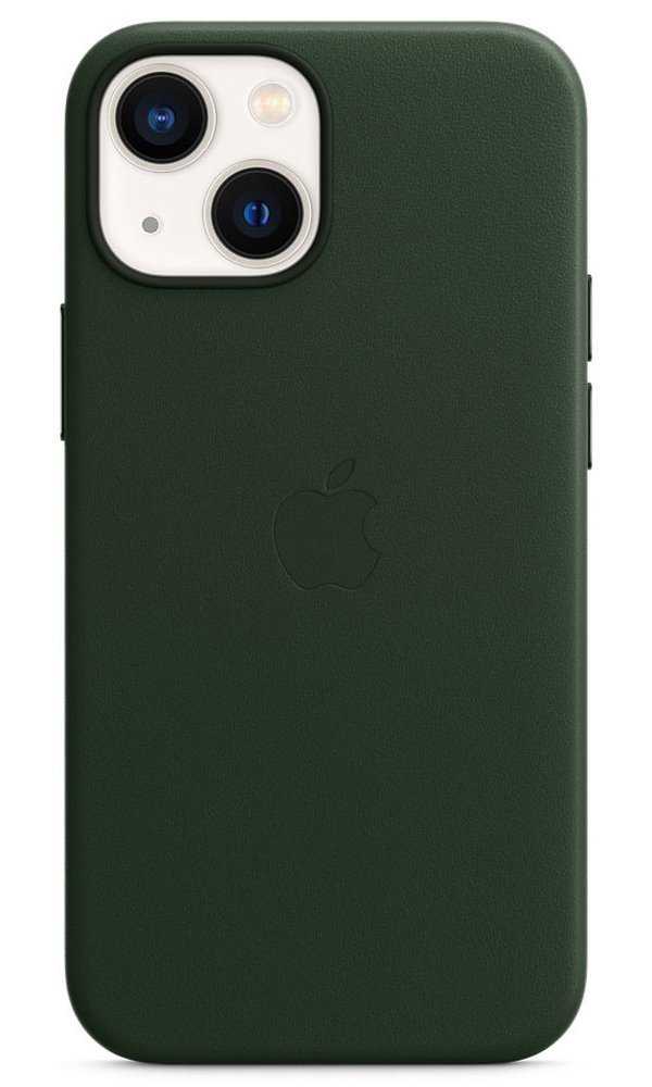 Apple iPhone 13 mini Leather Case with MagSafe - Sequoia Green