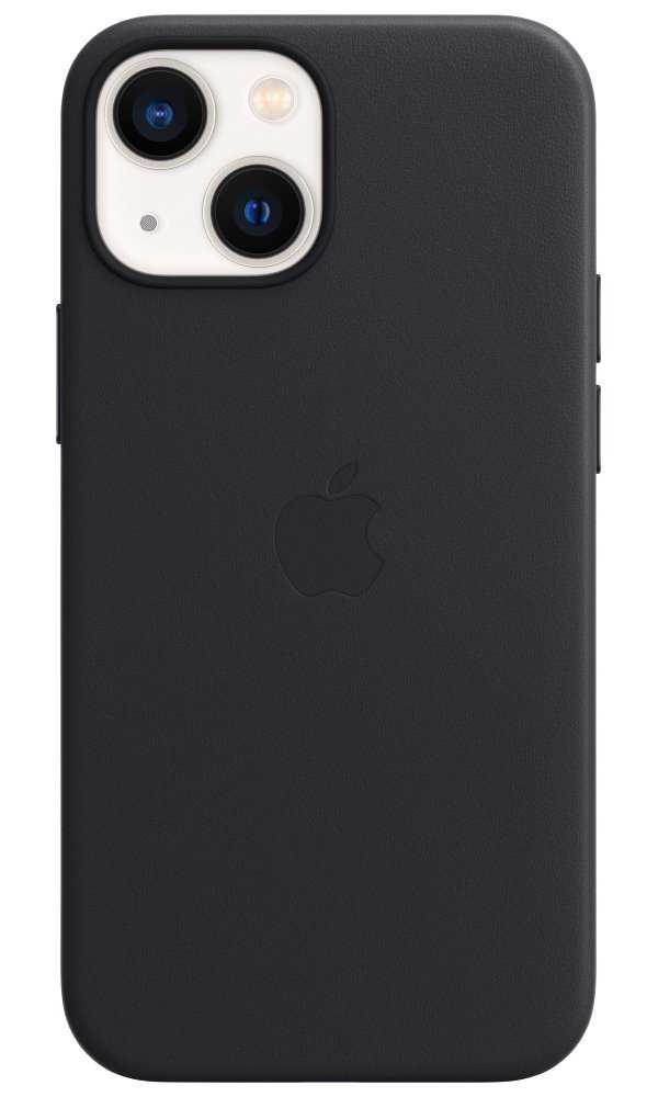 Apple iPhone 13 mini Leather Case with MagSafe - Midnight
