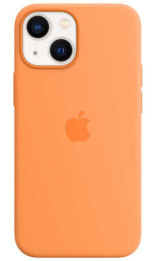 Apple iPhone 13 mini Silicone Case with MagSafe - Marigold