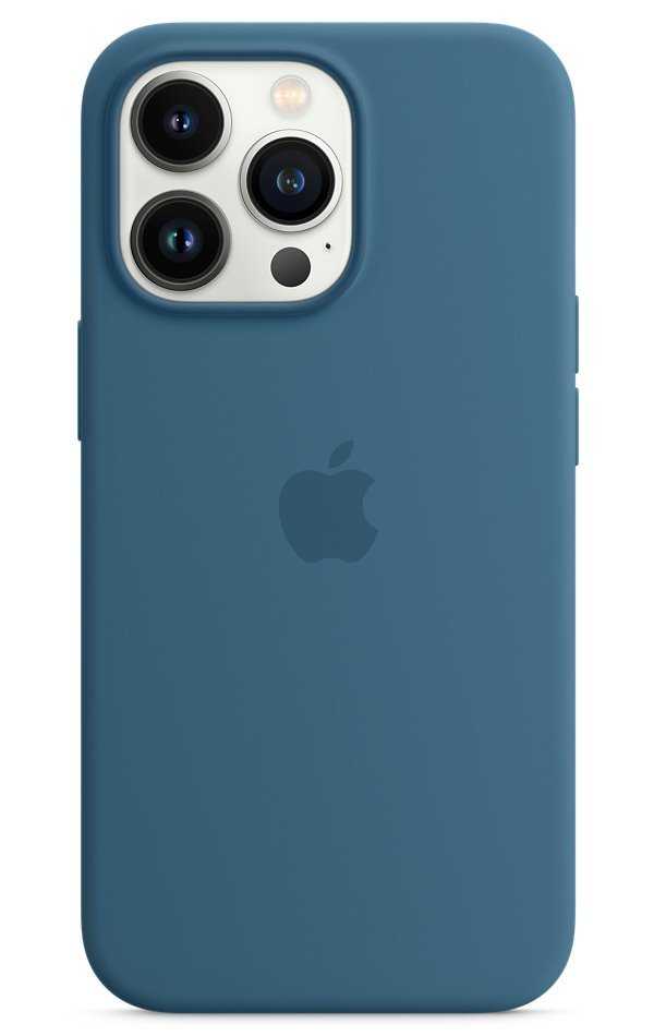Apple iPhone 13 Pro Silicone Case with MagSafe – Blue Jay