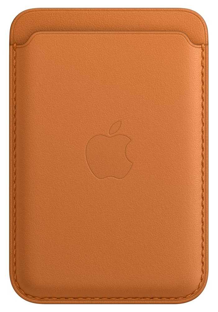Apple iPhone Leather Wallet with MagSafe - Golden Brown