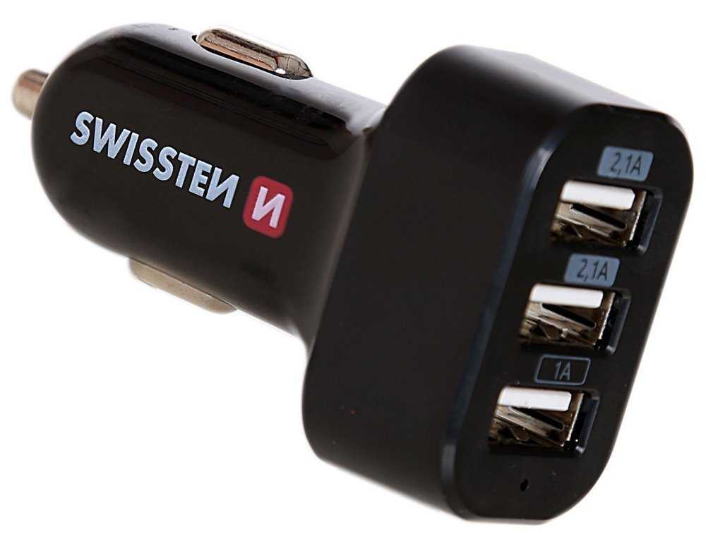 Swissten Cl Adaptér 3X Usb 5,2A Power