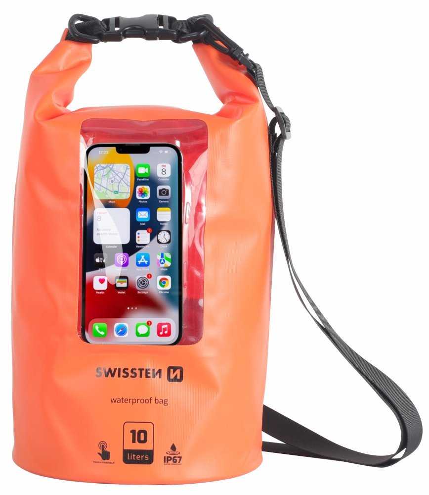 Swissten vodotěsné pouzdrowaterproof oranžové(10l)