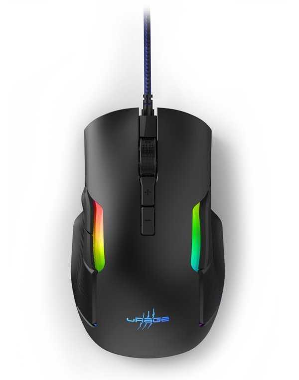 HAMA uRage gamingová myš Reaper 600/ drátová/ optická/ podsvícená/ 32 000 dpi/ 8 tlačítek/ USB/ černá