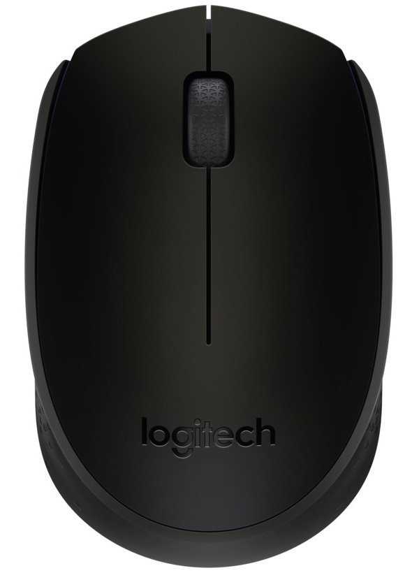 Logitech myš B170/ bezdrátová/ 3 tlačítka/ 1000dpi/ USB/ černá