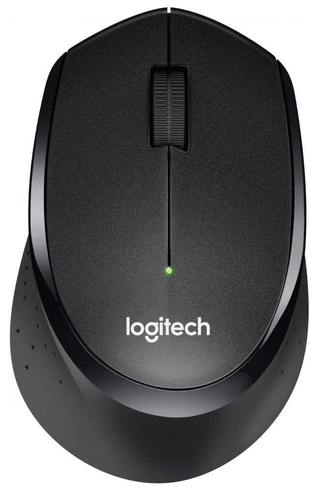 Logitech myš B330 Silent Plus/ bezdrátová/ 3 tlačítka/ 1000dpi/ USB/ černá