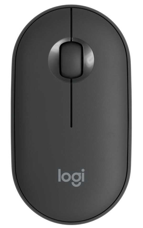 Logitech myš Pebble M350/ bezdrátová/ 3 tlačítka/ 1000dpi/ Bluetooth/ USB/ černá