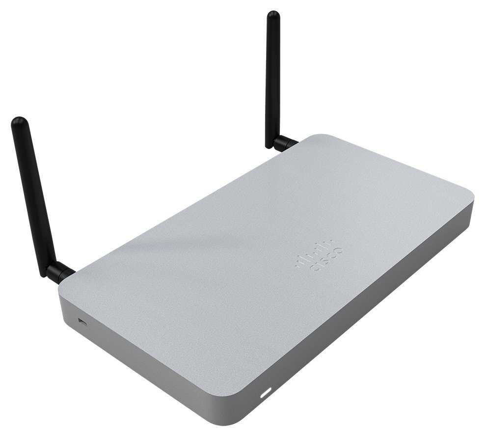 Cisco Meraki MX67W Firewall Cloud Managed, 1x GbE WAN, 4x GbE LAN, Wave 2 Wi-Fi