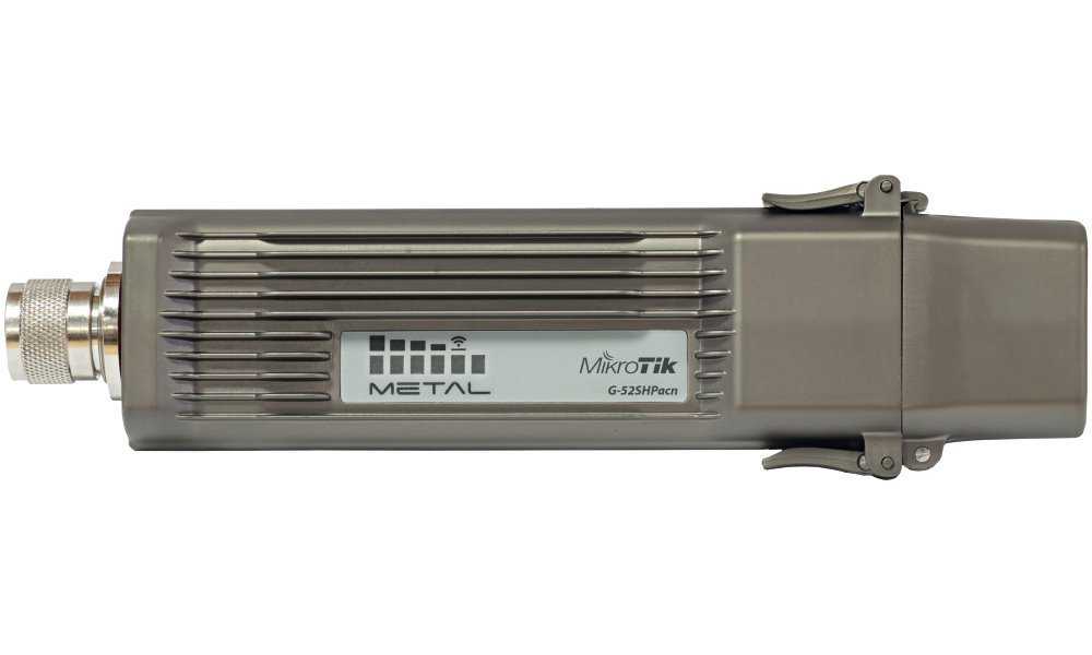 MikroTik RouterBOARD Metal 52 ac outdoor AP/klient 2,4/5 GHz (802.11b/g/n/a/ac), 1x LAN, 64MB, L4