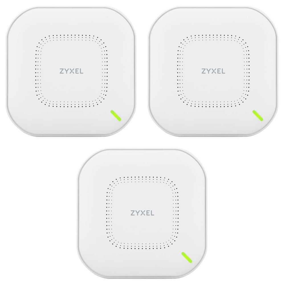 Zyxel Wireless AP NWA210-AX, 3-Pack exclude Power Adaptor, Cloud/Standalone Dual Band/Dual Radio 802.11ax, WiFi 6, ROHS
