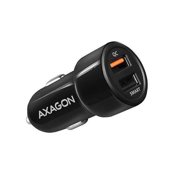 AXAGON rychlo nabíječka do auta / PWC-QC5 / 2x USB-A / QC3.0/AFC/FCP + 5V-2.6A, 31.5W