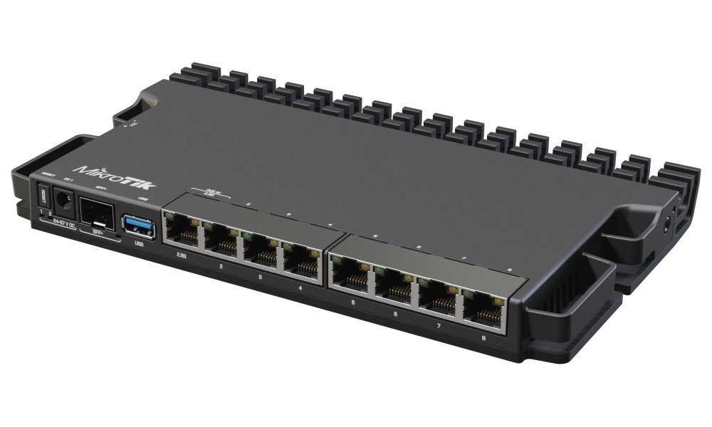 MikroTik RouterBOARD RB5009UG+S+IN, 4x 1,4 GHz, 7x Gbit LAN, 1x 2,5 Gbit LAN, USB 3.0, SFP+, L5