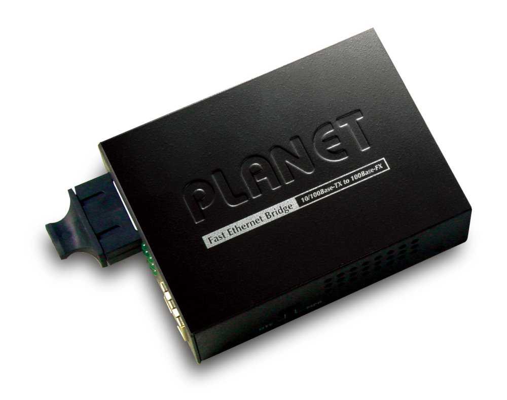 Planet FT-802S15 opto konvertor 10/100Base-TX - 100Base-FX, SC, singlemode