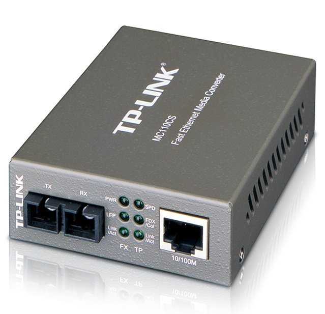 TP-Link MC110CS 100 mbps Konvertor Eth/Optika (single-mode)