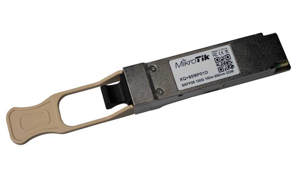 MikroTik XQ+85MP01D QSFP28 optický modul, MM, 100m, 100Gbps