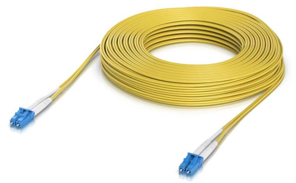 Ubiquiti OS2 Duplex LC UPC Fiber Patch Cable 30m - Single-mode patch kabel, duplex LC, délka 30m