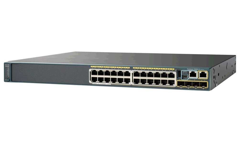 Cisco Switch WS-C2960+24TC-L 24x 10/100 + 2x Combo/ Management/ Lifetime záruka/ NBD