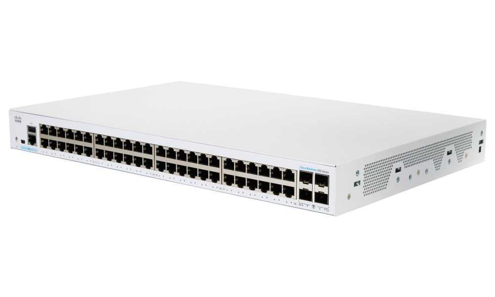 Cisco CBS250-48T-4G-EU 48-port GE Smart Switch, 48x GbE RJ-45, 4x 1G SFP