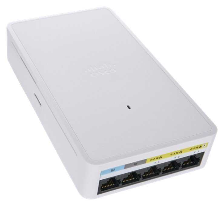 Cisco Catalyst C9105AXW-E - 2x2 MIMO (802.11n/ac/ax), 1x 100/1000/2500 Multigigabit, BT5