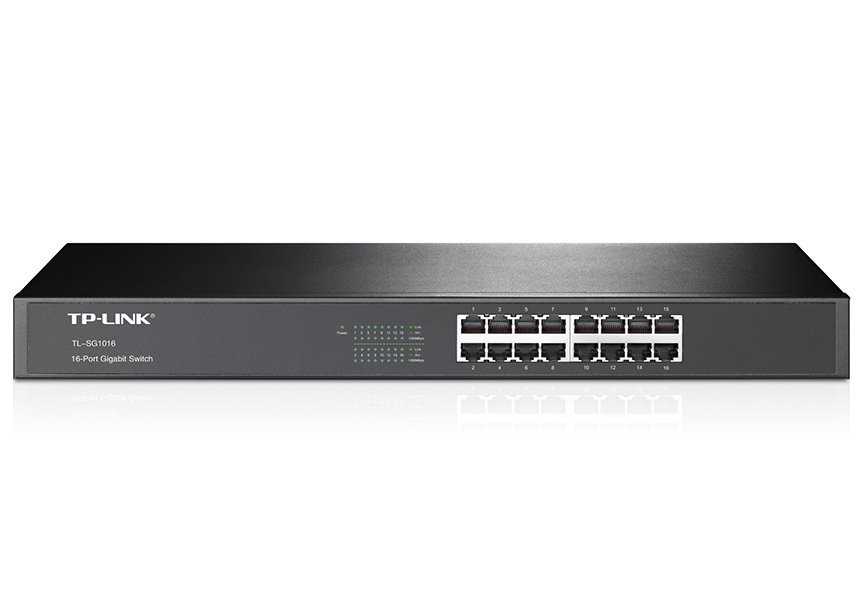 TP-Link TL-SG1016/ switch 16x 10/100/1000Mbps/ 19"rack-mount