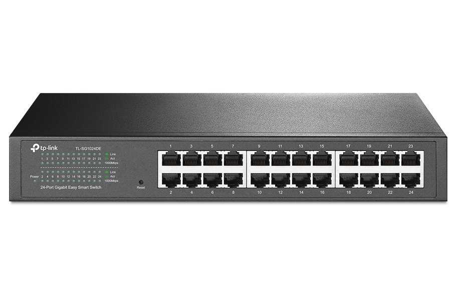 TP-Link TL-SG1024DE/ easy smart switch 24x 10/100/1000Mbps/ IGMP, QoS, VLAN/ desktop