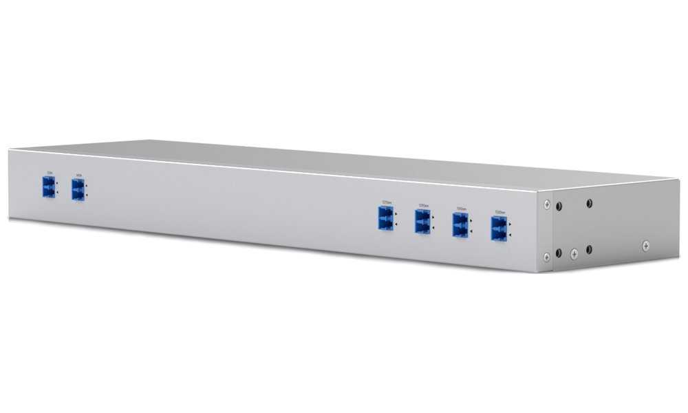 Ubiquiti CWDM Mux Demux 4 - 4kanálový CWDM Mux/Demux, 1270 až 1330 nm, LC konektory