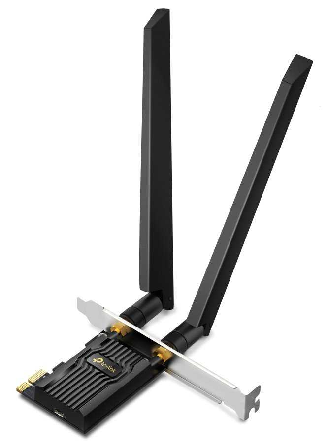 TP-Link Archer TXE72E AXE5400 Tri-Band Síťová karta, WiFi 6E, Bluetooth 5.3, 574Mbps 2.4GHz/ 2402Mbps 5GHz/ 2402 6GHz