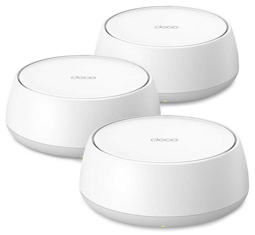 TP-Link Deco BE25 Mesh systém BE3600, WiFi 7, 688MBps na 2,4GHz, 2880Mbps na 5GHz, 2x 2,5GLAN, 3ks v balení