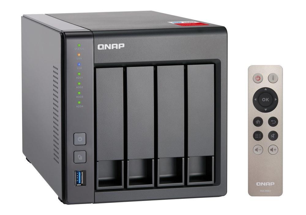 QNAP TS-451+-8G   4-bay, 2.42GHz, 8GB RAM, 1x HDMI, 2x LAN, 4x SATA
