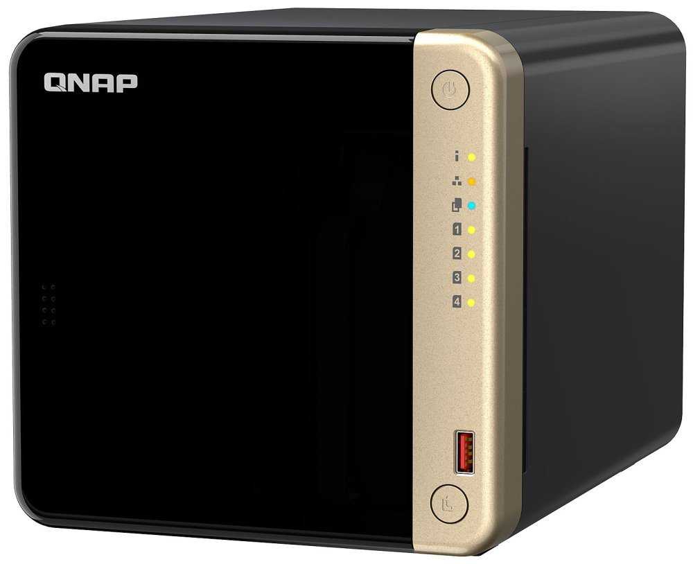 QNAP TS-464-4G   4x SATA. 4GB RAM, 2x M.2 NVMe slot, 1x PCIe, 1x HDMI 4K, 2x 2,5GbE, 4x USB
